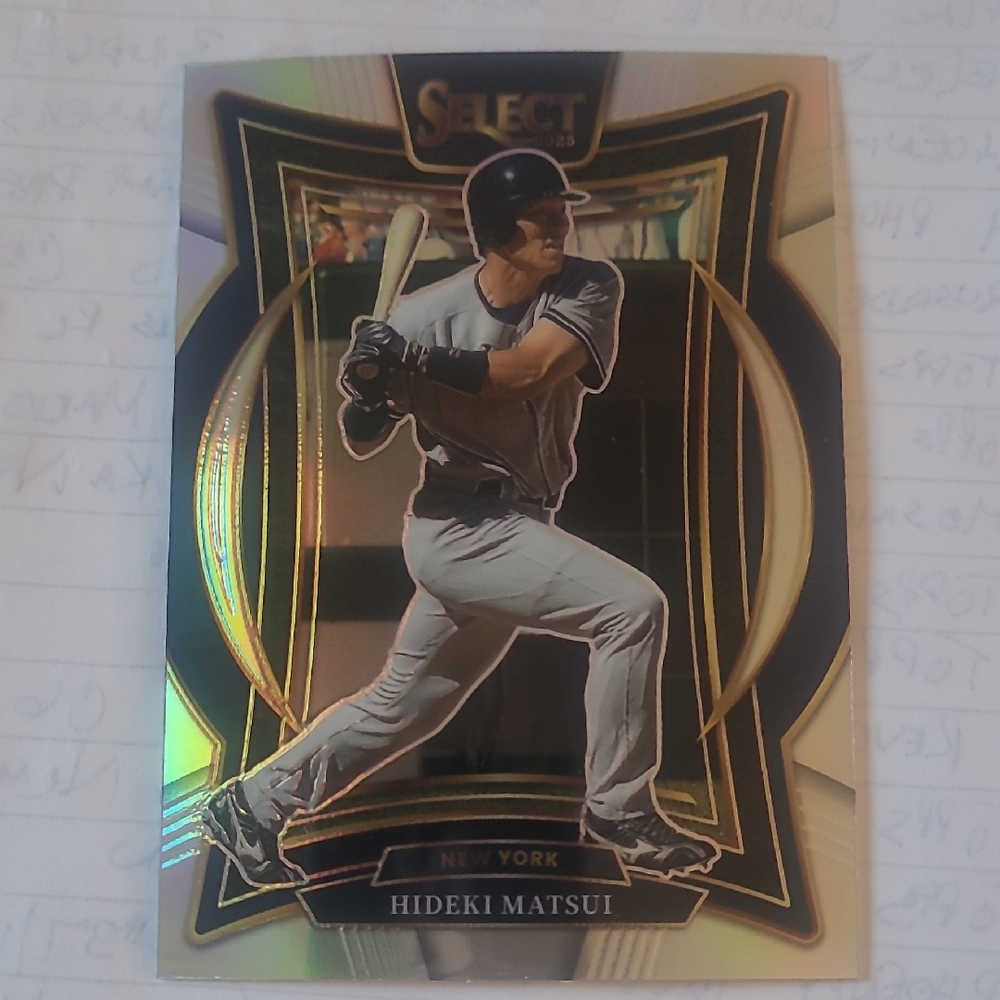 Select Baseball Card - Hideki Matsui - Silver Prizm